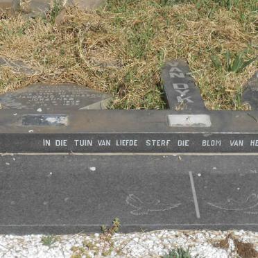 DYK Jacobus Gerhardus Johannes, van 1905-1976 &amp; Aletta Johanna 1911-1989 :: DYK Johan, van 1952-2010