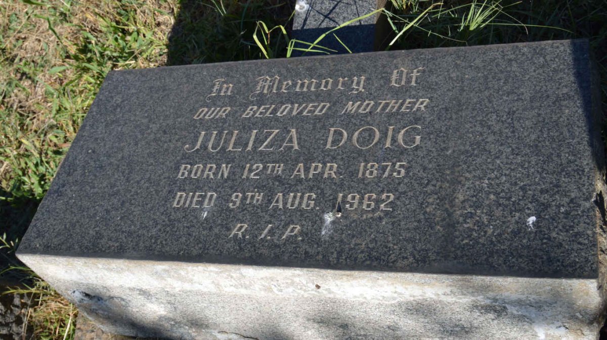 DOIG Juliza 1875-1962