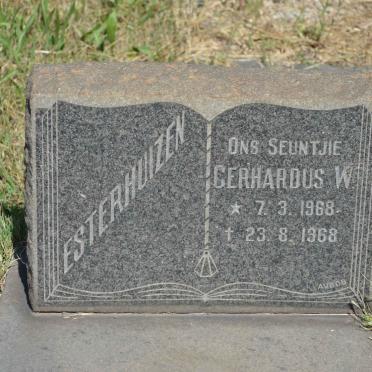 ESTERHUIZEN Gerhardus W. 1968-1968