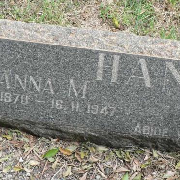 HANGER St. Clair 1876-1965 &amp; Anna M. 1870-1947