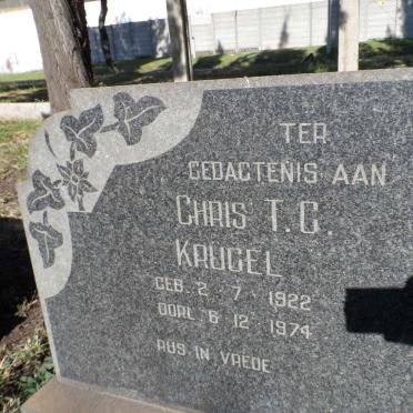 KRUGEL Chris T.C. 1922-1974