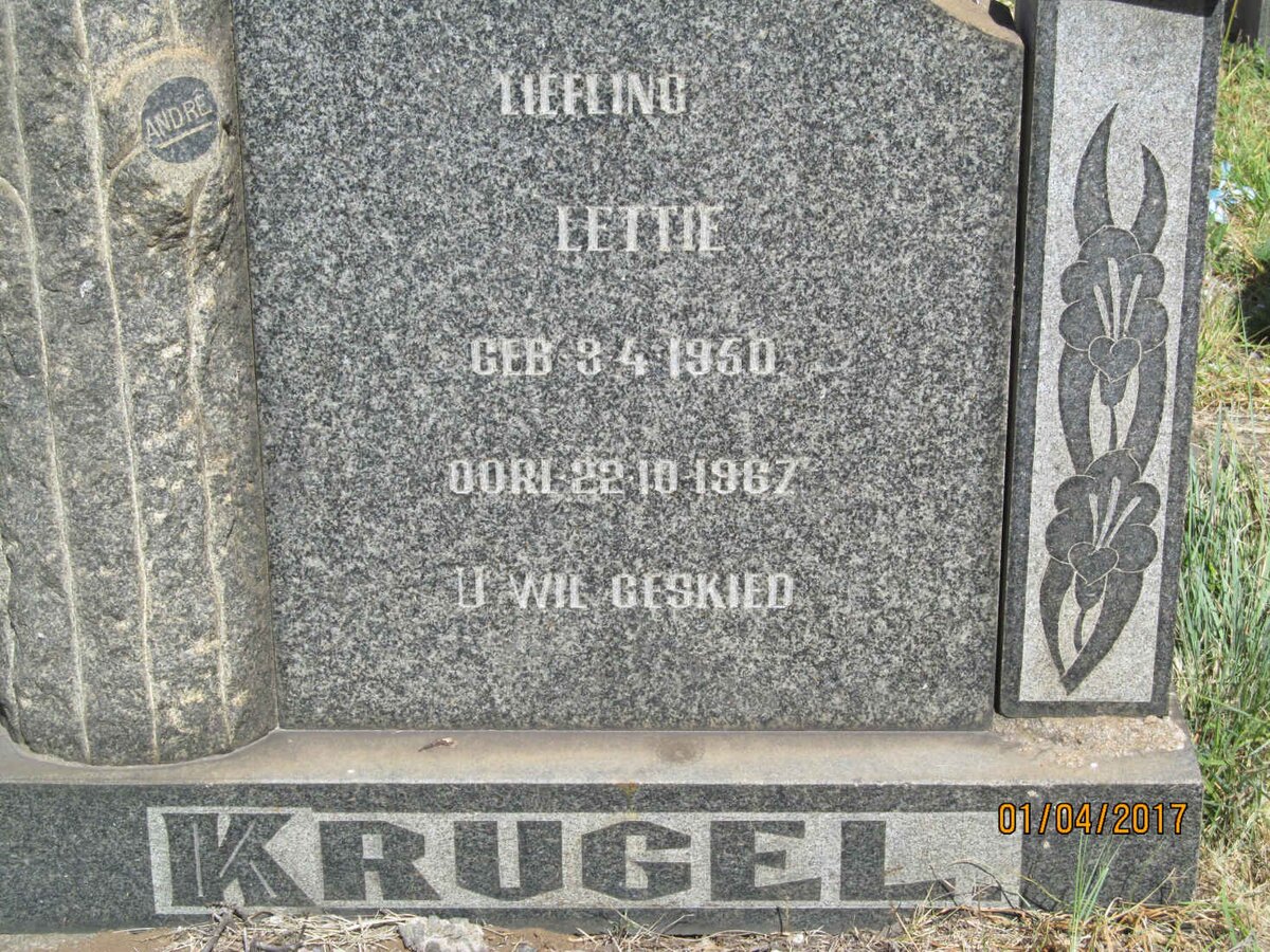 KRUGEL Lettie 1950-1967