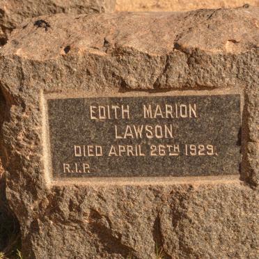 LAWSON Edith Marion -1929