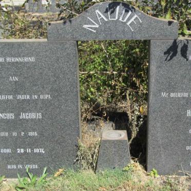 NAUDE Francois Jacobus 1915-1974 &amp; Hendrik Adriaan 1914-1967