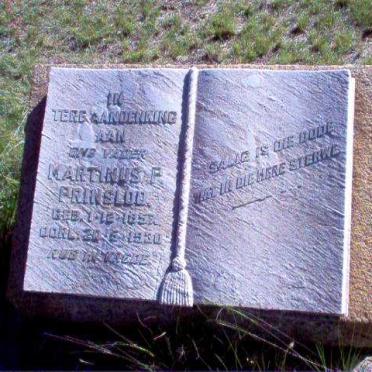 PRINSLOO Martinus P. 1857-1930