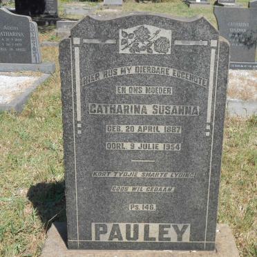 PAULEY Catharina Susanna 1887-1954