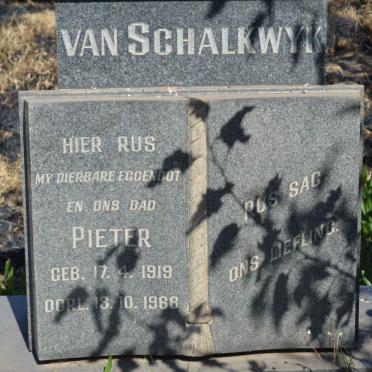 SCHALKWYK Pieter, van 1919-1968