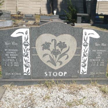 STOOP Hendrik G. 1910-1978 &amp; Sophia E.J. 1904-1969