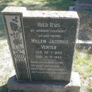 VENTER Willem Jacobus 1893-1945