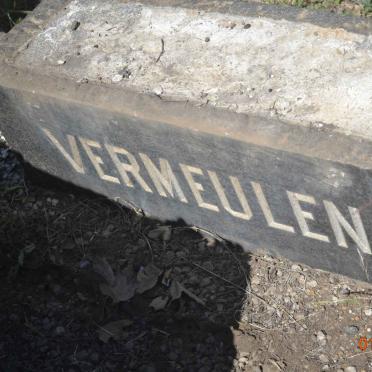 VERMEULEN Frederick Daniel 1903-1974 &amp; Johanna Cornelia 1906-1956