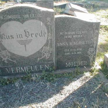 VERMEULEN Anna Magrietha 1890-1968