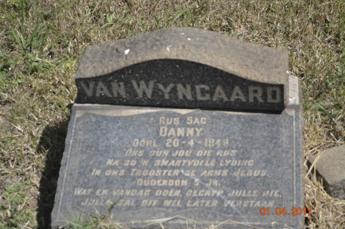 WYNGAARD Danny, van -1948