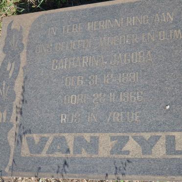 ZYL Catharina Jacoba, van 1891-1966