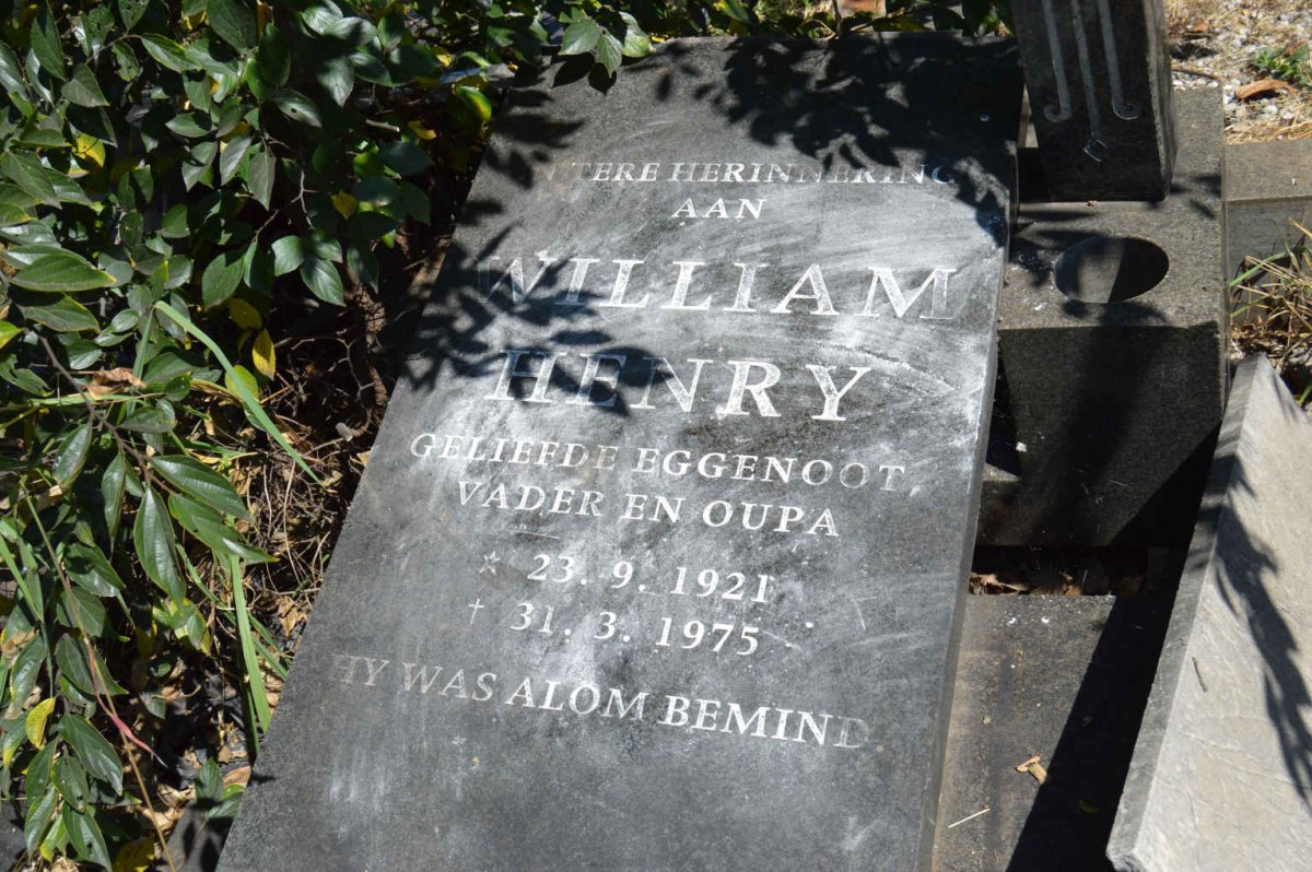 ? William Henry 1921-1975