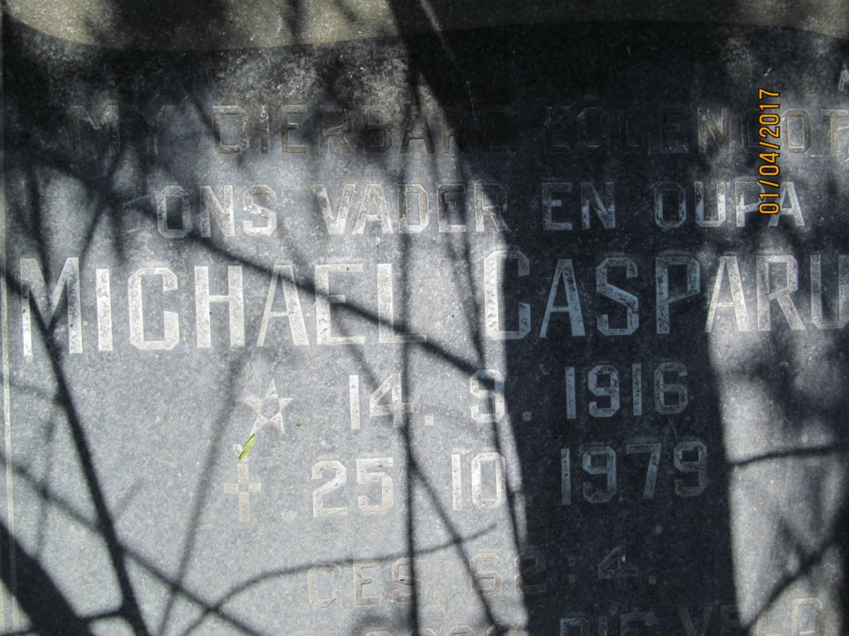 ? Michael Casparus 1916-1979