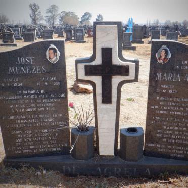 AGRELA José Menezes, de 1934-1996 &amp; Maria Augusta 1932-2000