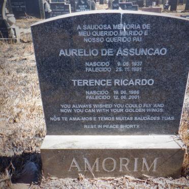 AMORIM Aurelio de Assuncao 1937-1981 :: AMORIM Terence Ricardo 1986-2001