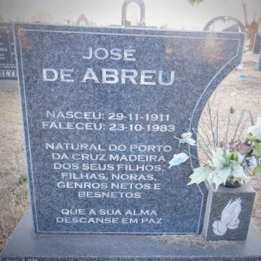 ABREU José, de 1911-1983