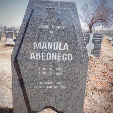 ABEDNEGO Mandla 1963-1993