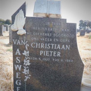 ASWEGEN Christiaan  Pieter, van 1933-1984