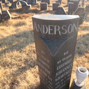 ANDERSON Johannes Wilhelmus 1922-1982 &amp; Hermine Elizabeth 1923-1975