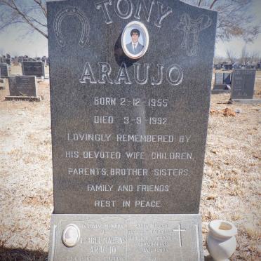 ARAUJO Tony 1955-1992 &amp; Isabel Martins 1976-1996