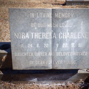 ADAMS Nora Theresa Charlene 1972-1991