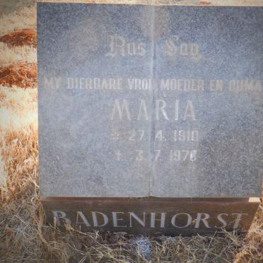 BADENHORST Maria 1910-1970