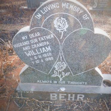 BEHR William 1950-1998