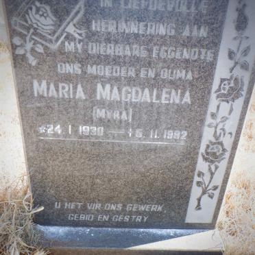 BEER Maria Magdalena, de 1930-1982