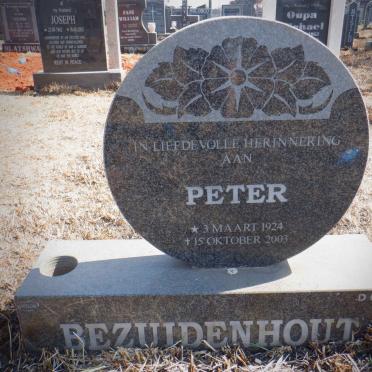 BEZUIDENHOUT Peter 1924-2003
