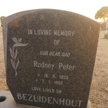 BEZUIDENHOUT Rodney Peter 1935-1992