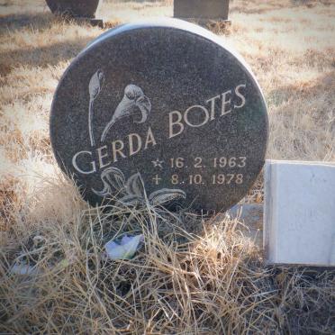 BOTES Gerda 1963-1978