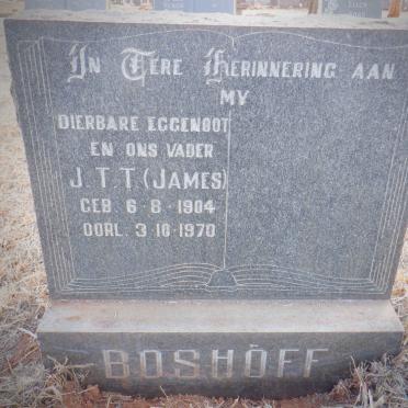BOSHOFF J.T.T. 1904-1970