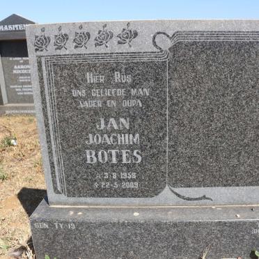 BOTES Jan Joachim 1958-2009