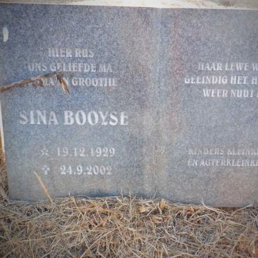 BOOYSE Sina 1929-2002