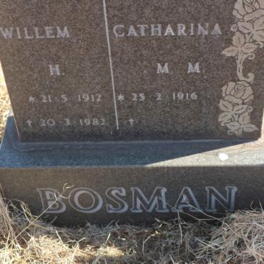 BOSMAN Willem H. 1912-1982 &amp; Catharina M.M. 1916-