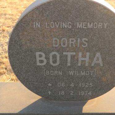 BOTHA Doris nee WILMOT 1925-1974