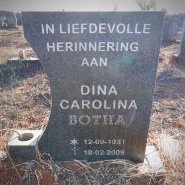 BOTHA Dina Carolina 1931-2009