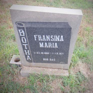 BOTHA Fransina Maria 1888-1971