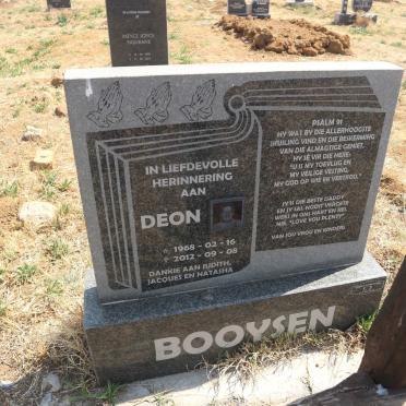 BOOYSEN Deon 1968-2012