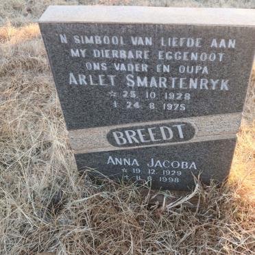 BREEDT Arlet Smartenryk 1928-1975 :: BREEDT Anna Jacoba 1929-1998
