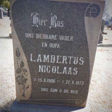 BUITENDAG Lambertus Nicolaas 1906-1973