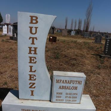 BUTHELEZI Mfanafuthi Absalom 1974-2009