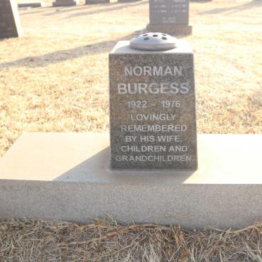 BURGESS Norman 1922-1976
