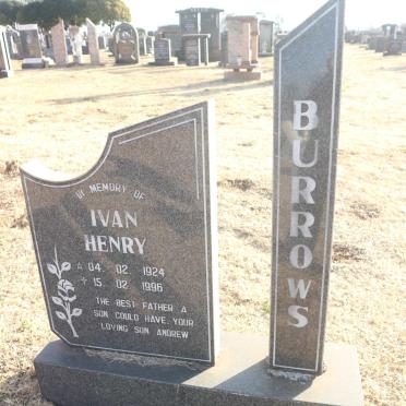 BURROWS Ivan Henry 1924-1996