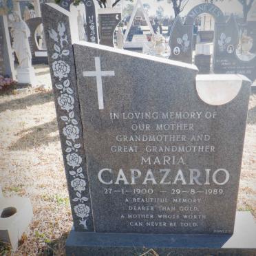 CAPAZARIO Maria 1900-1989