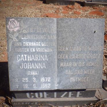 COETZEE Catharina Johanna 1972-1992