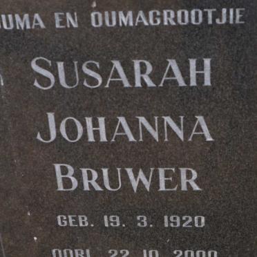 COETZEE Maarten Jacobus Petrus 1916-1978 &amp; Susarah Johanna Bruwer 1920-2000