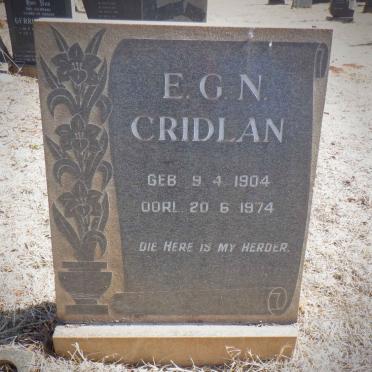 CRIDLAN E.G.N. 1904-1974
